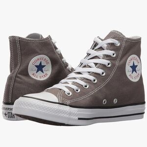 Gray high top 90’s Y2K converse all star lace up shoes men’s size 6.5